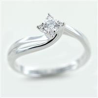 Anello Salvini Donna Luminosa in Oro bianco Diamante 20072880-13 - 20072880-13